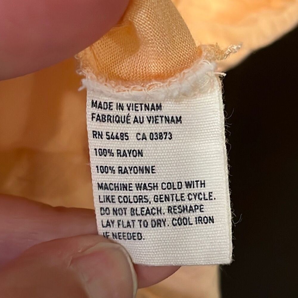 American Eagle Pink Tissue Weight Peach T-Shirt Medium - Picture 4 of 4